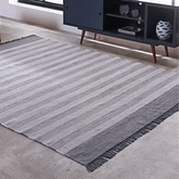 Tapete Retangular Cinza Cód. 6529 / 0,60m X 0,90m